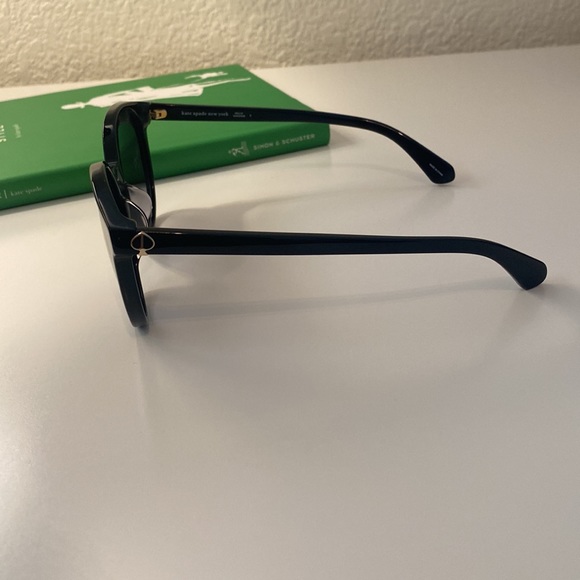 Kate Spade New York Black Hello Sunshine Sunglasses with Case and Cleaning Cloth - Picture 8 of 13